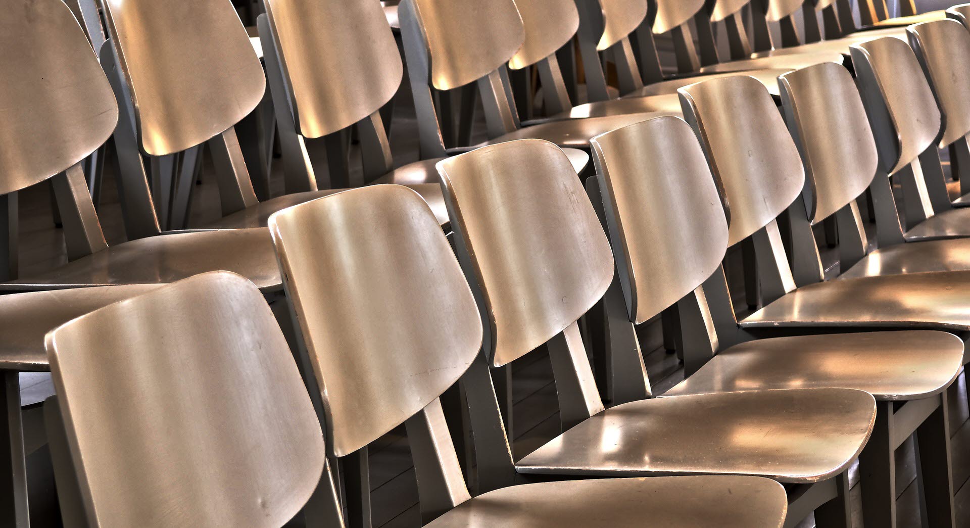 Chairs at an event