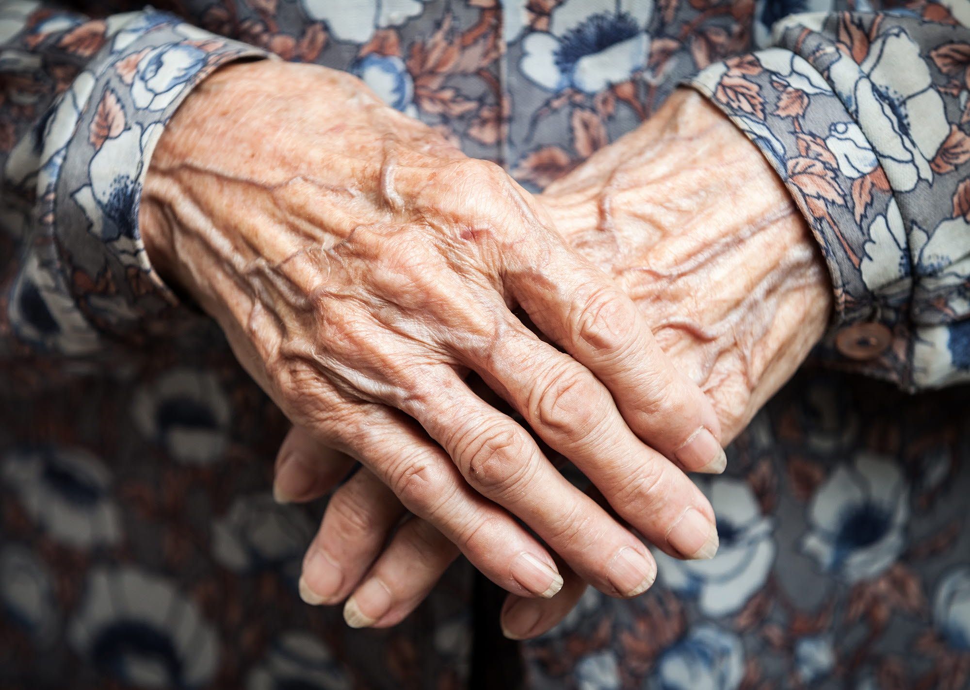 Older woman's hands